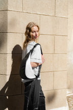 Keros Shoulder/Crossbody Bag Black And White