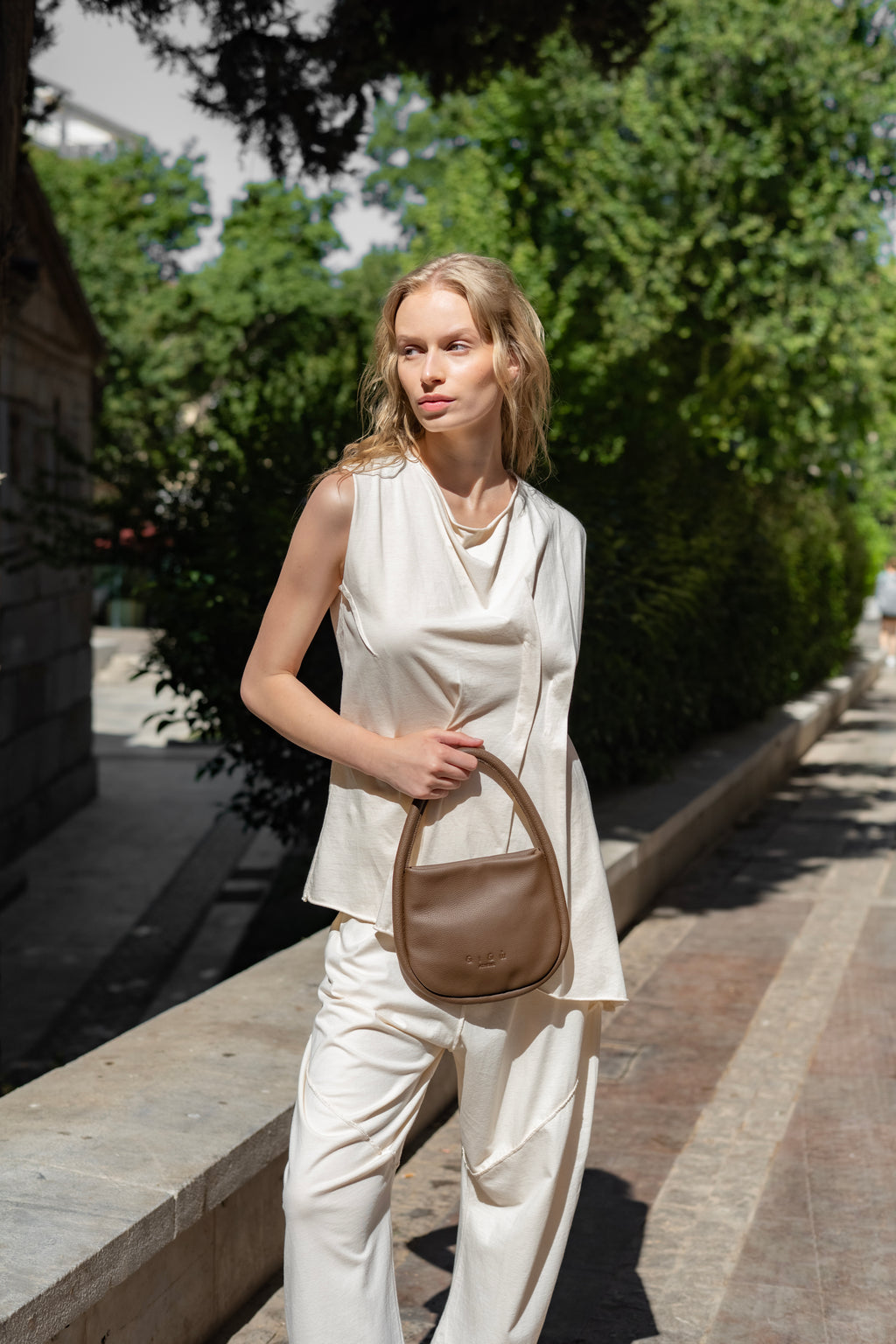 Marsia Clutch Bag Dark Brown