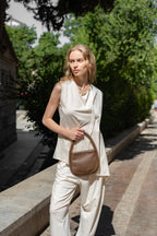 Marsia Clutch Bag Dark Brown