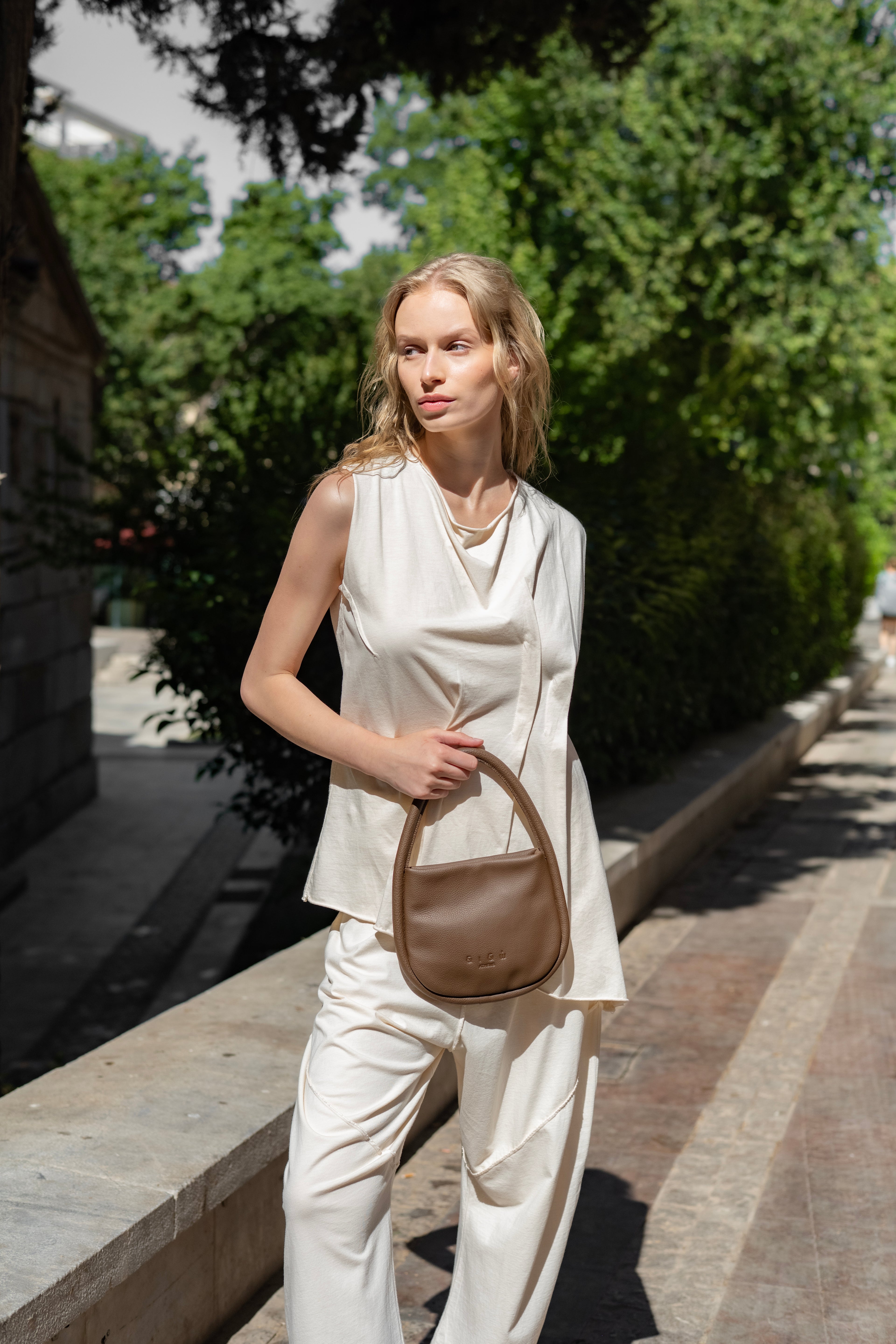 Marsia Clutch Bag Dark Brown
