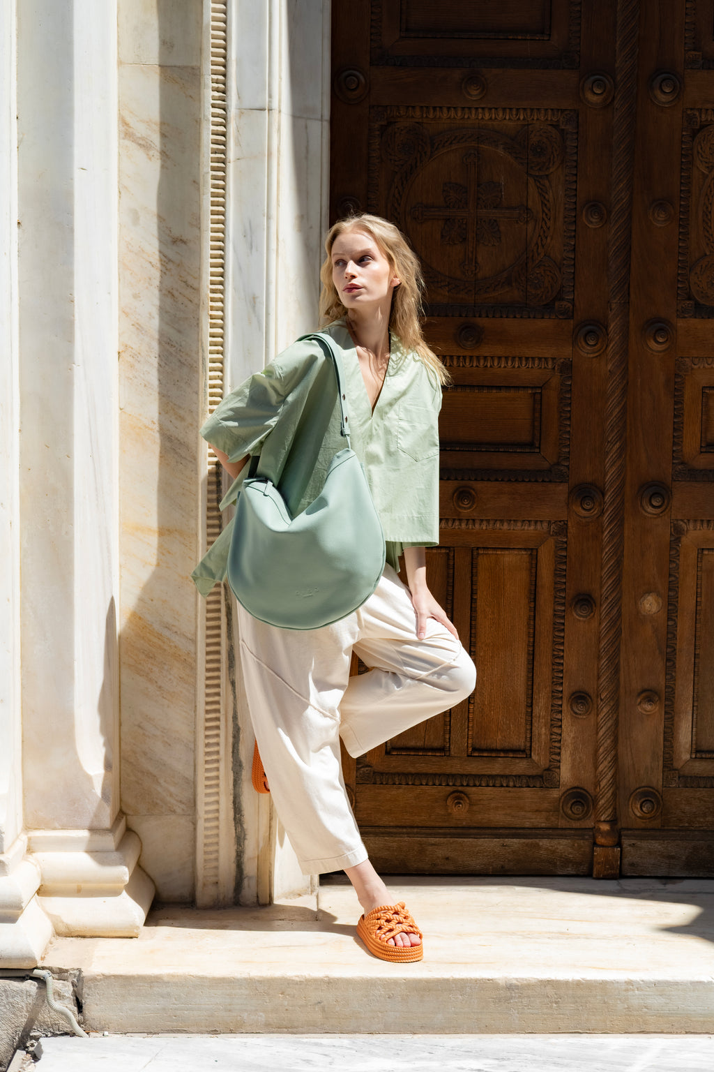 Aspa Shoulder/Crossbody Bag Mint