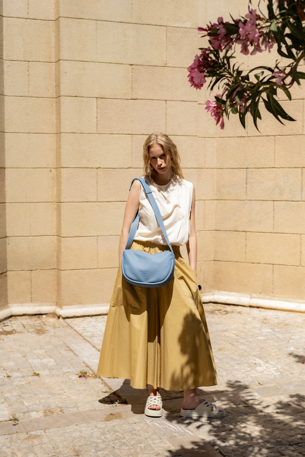 Mingus Shoulder/Cross Body Bag Denim