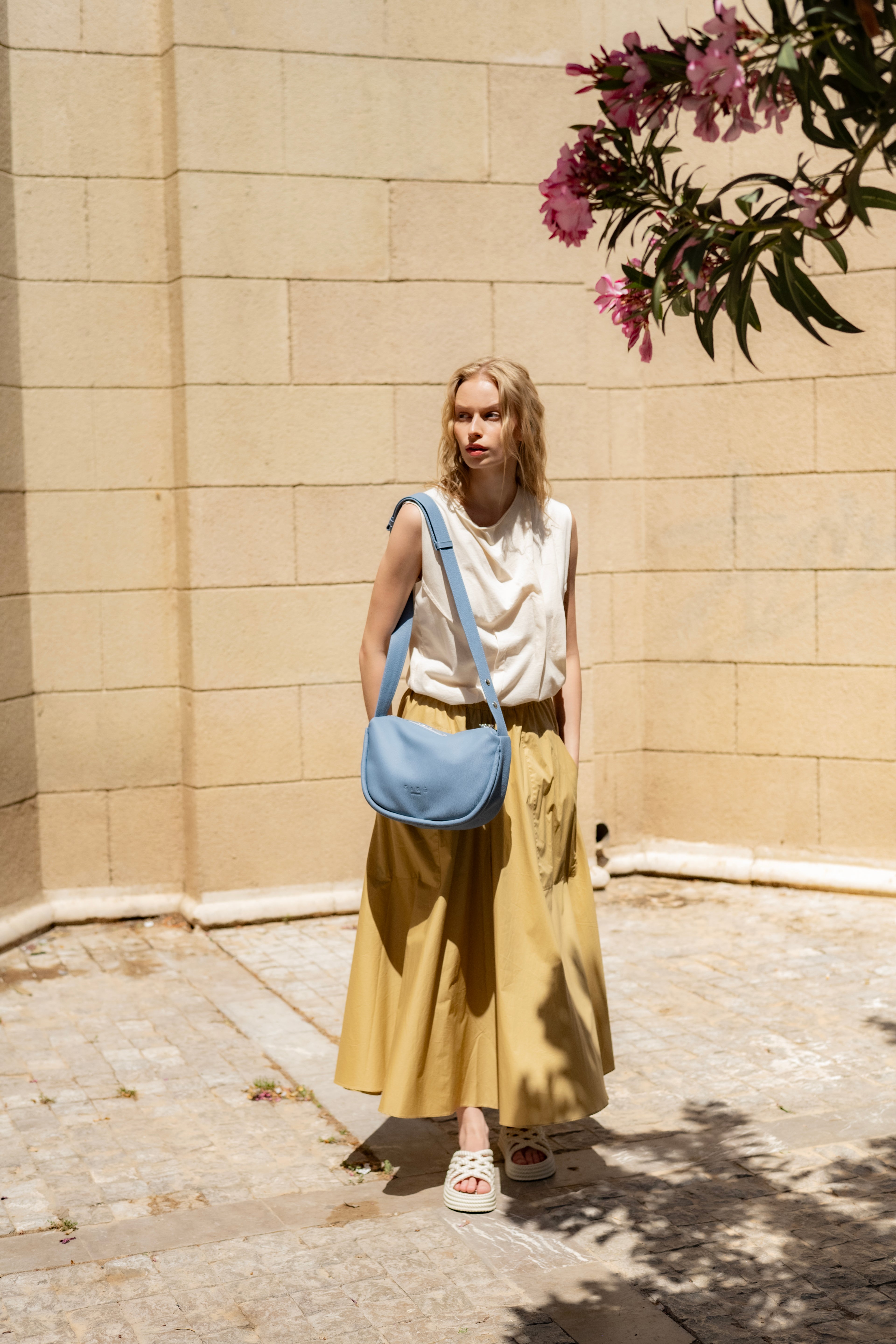 Mingus Shoulder/Cross Body Bag Denim