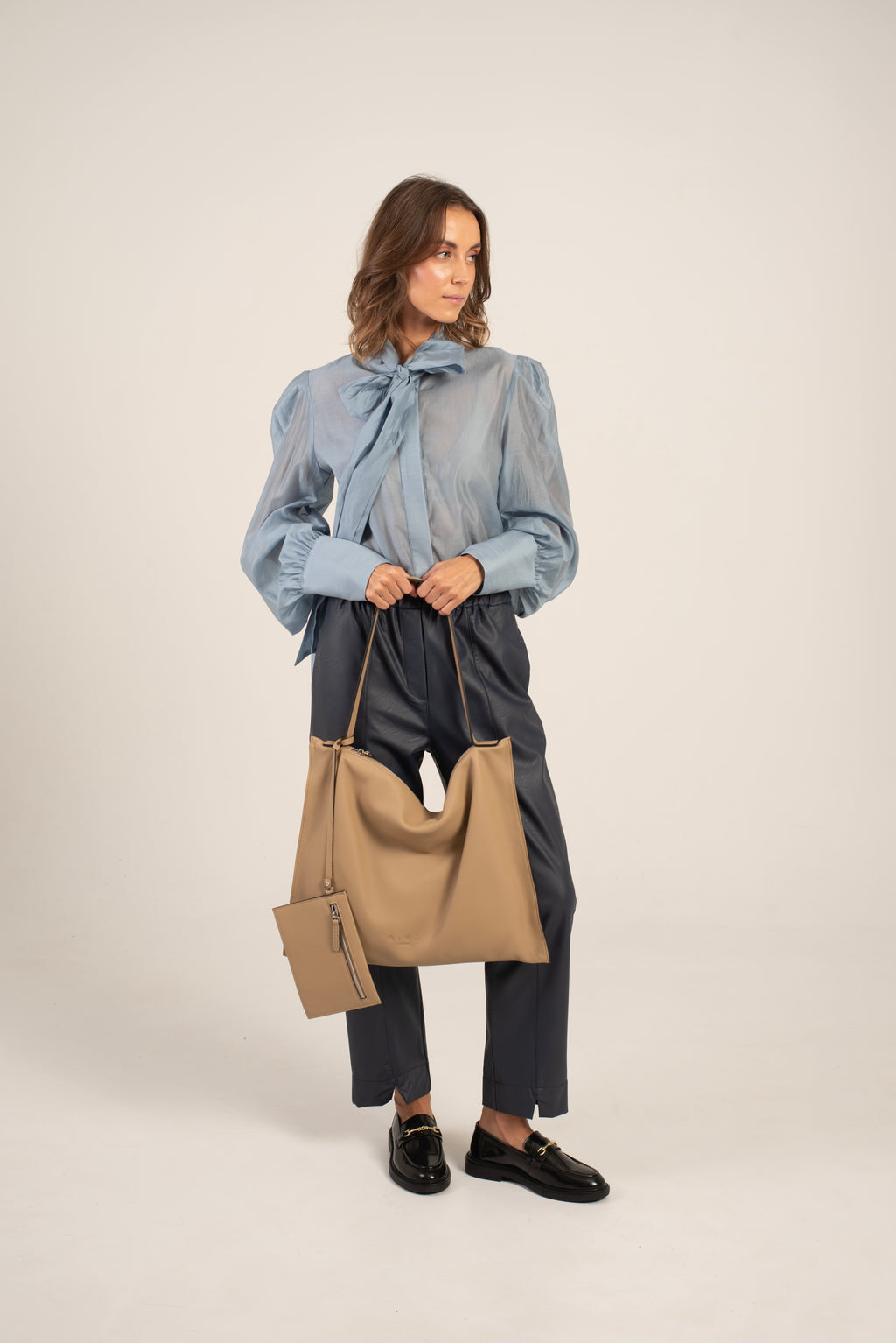 Ebony Tote Bag Beige