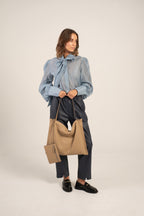 Ebony Tote Bag Beige