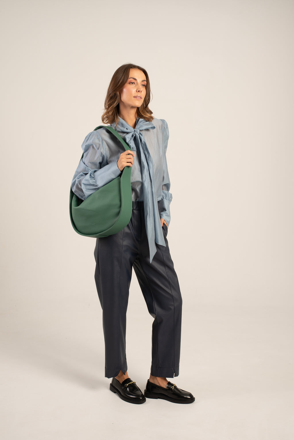 Tupi Shoulder Bag Blue Green