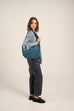 Tupi Shoulder Bag Petrol Suede