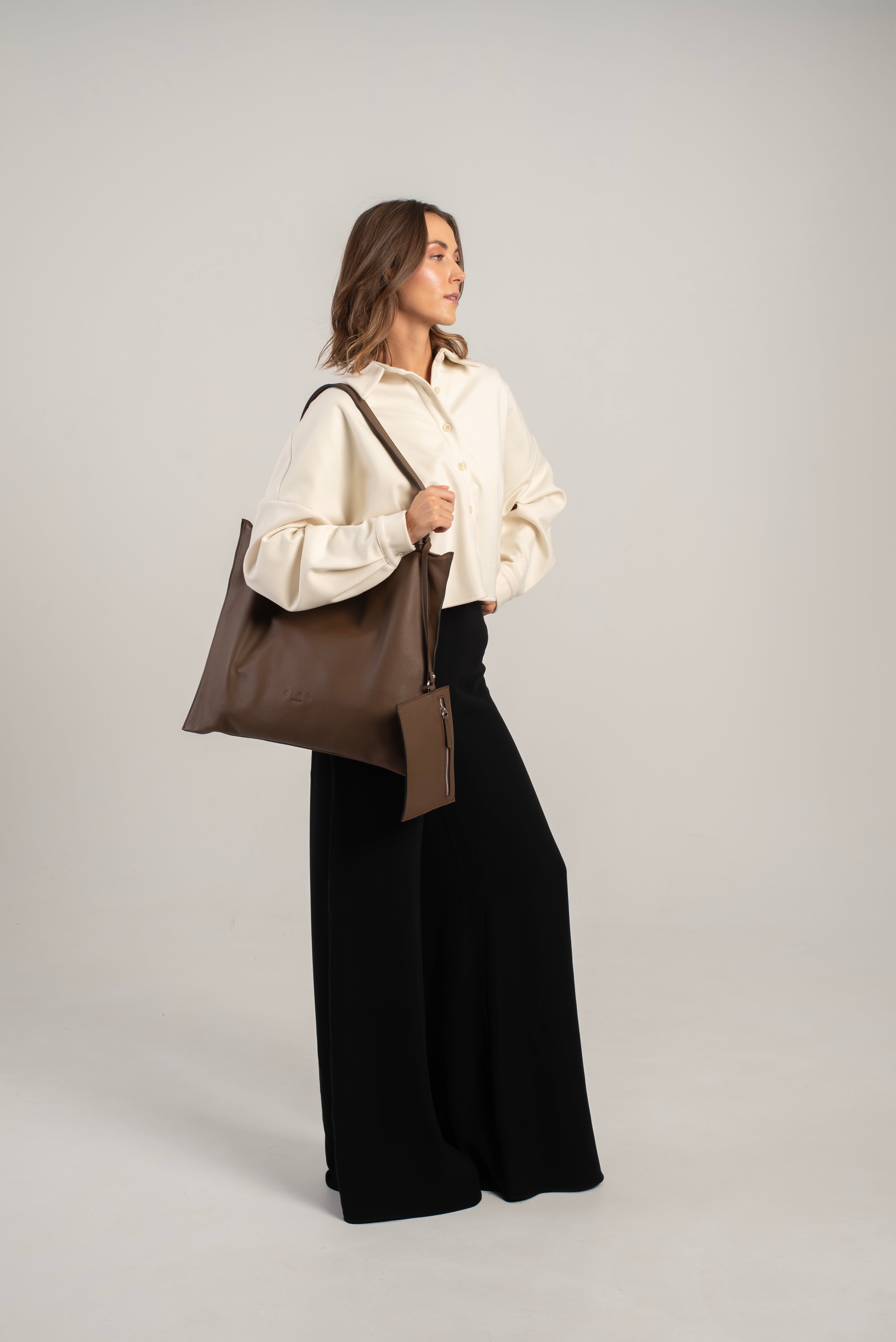 Ebony Tote Bag Dark Brown Secondary image