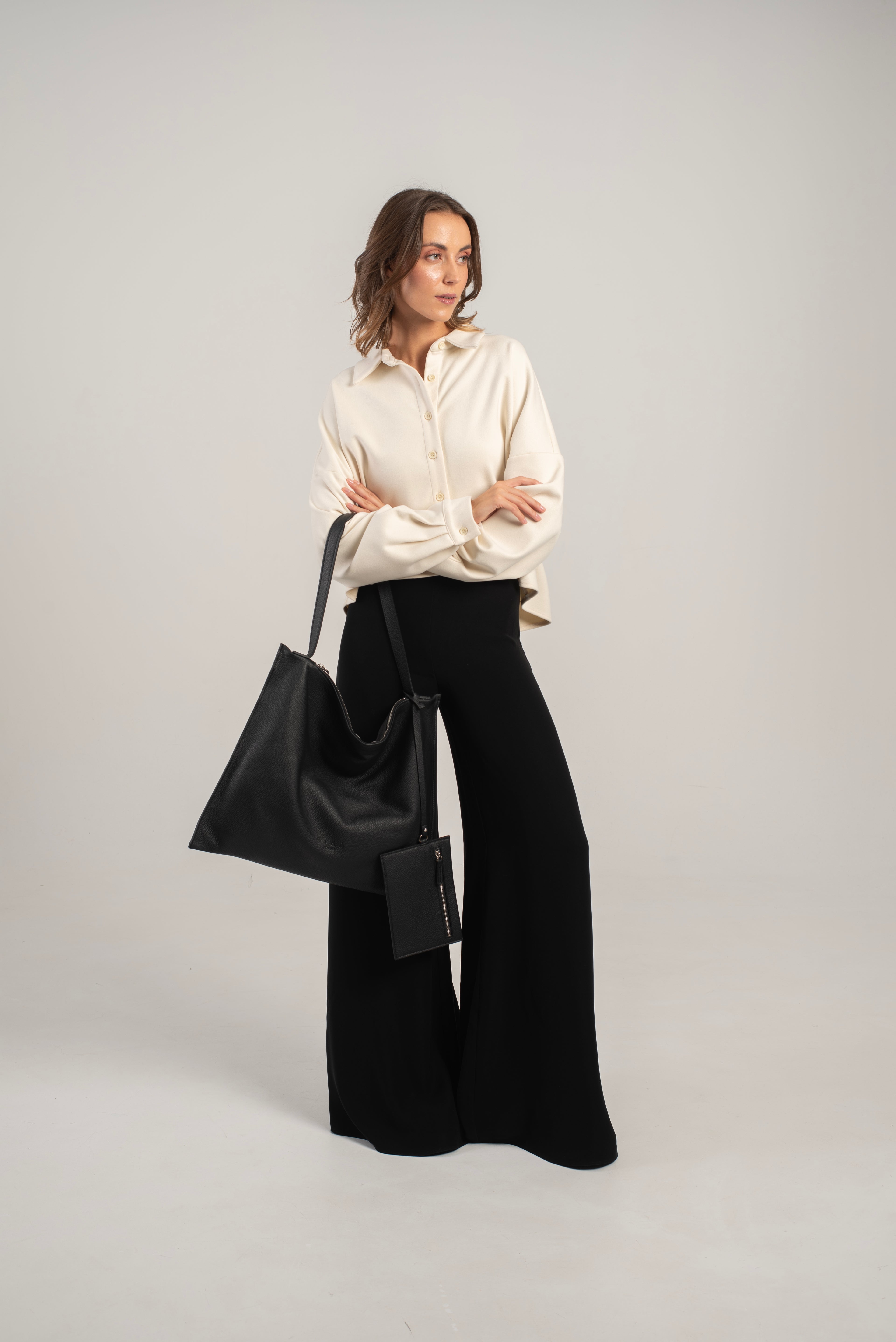 Ebony Tote Bag Black
