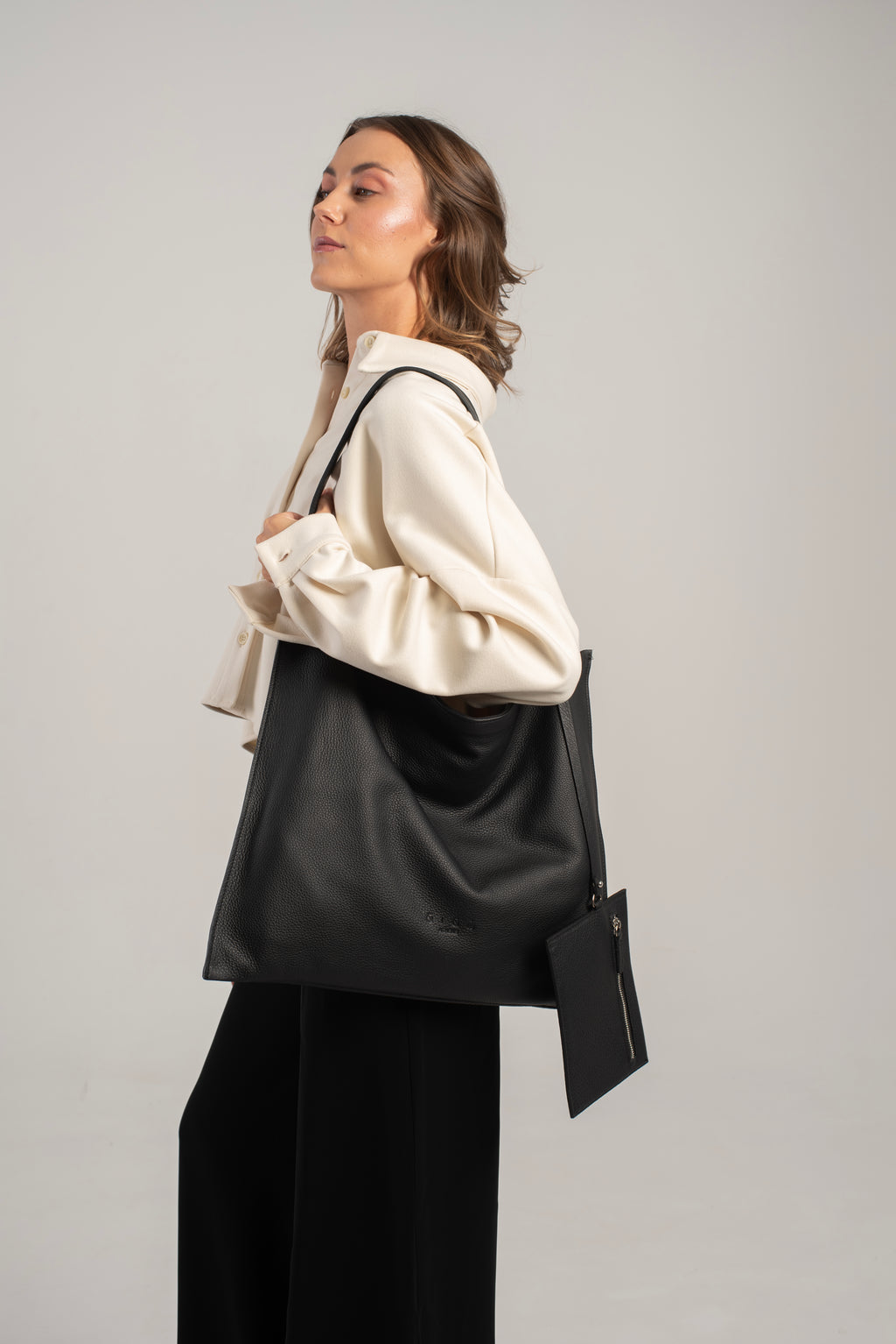 Ebony Tote Bag Black
