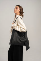 Ebony Tote Bag Black