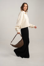 Keros Shoulder/Crossbody Bag Dark Brown