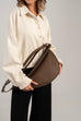 Keros Shoulder/Crossbody Bag Dark Brown