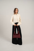 Joy Shoulder/Crossbody Bag Bordeaux
