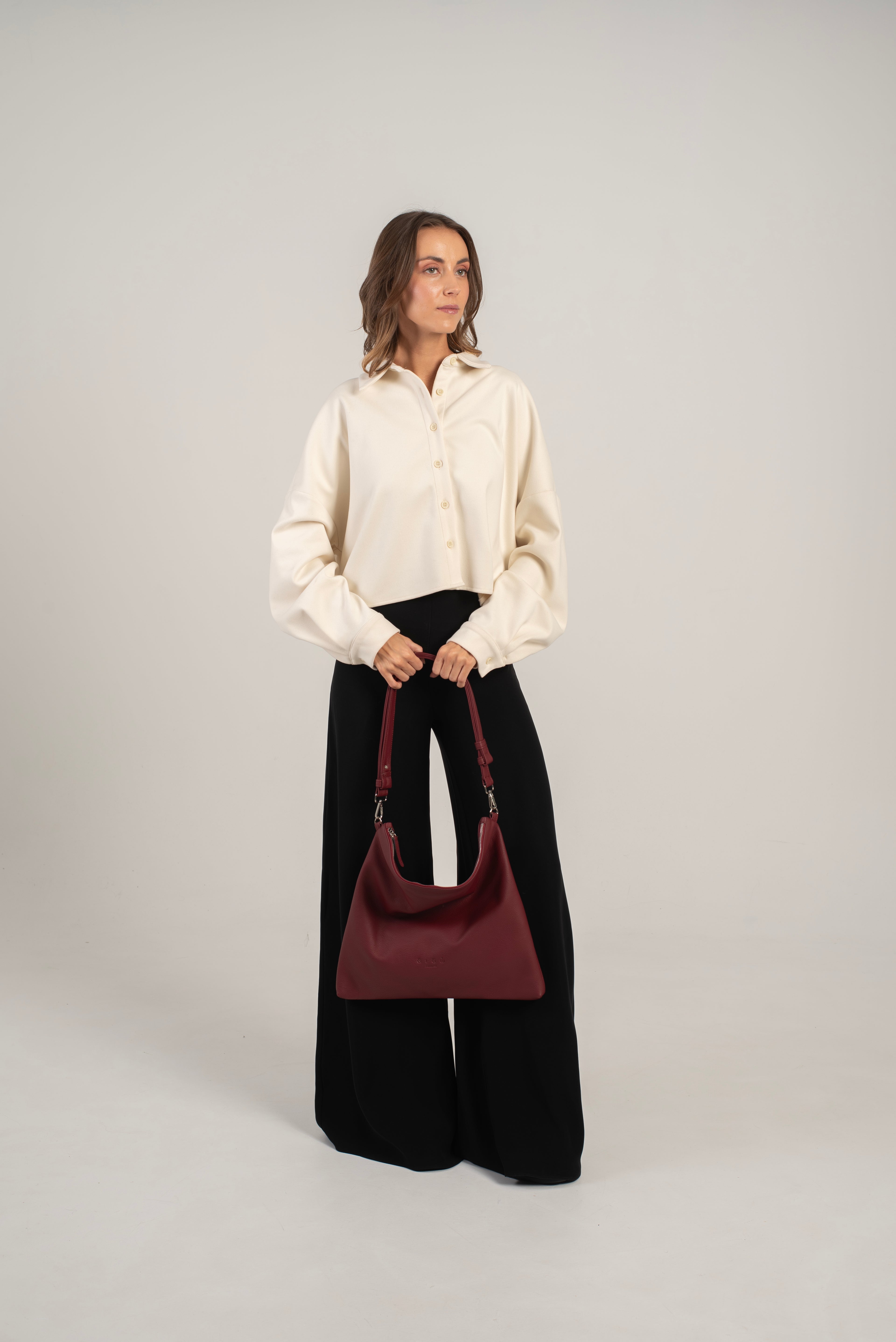 Joy Shoulder/Crossbody Bag Bordeaux