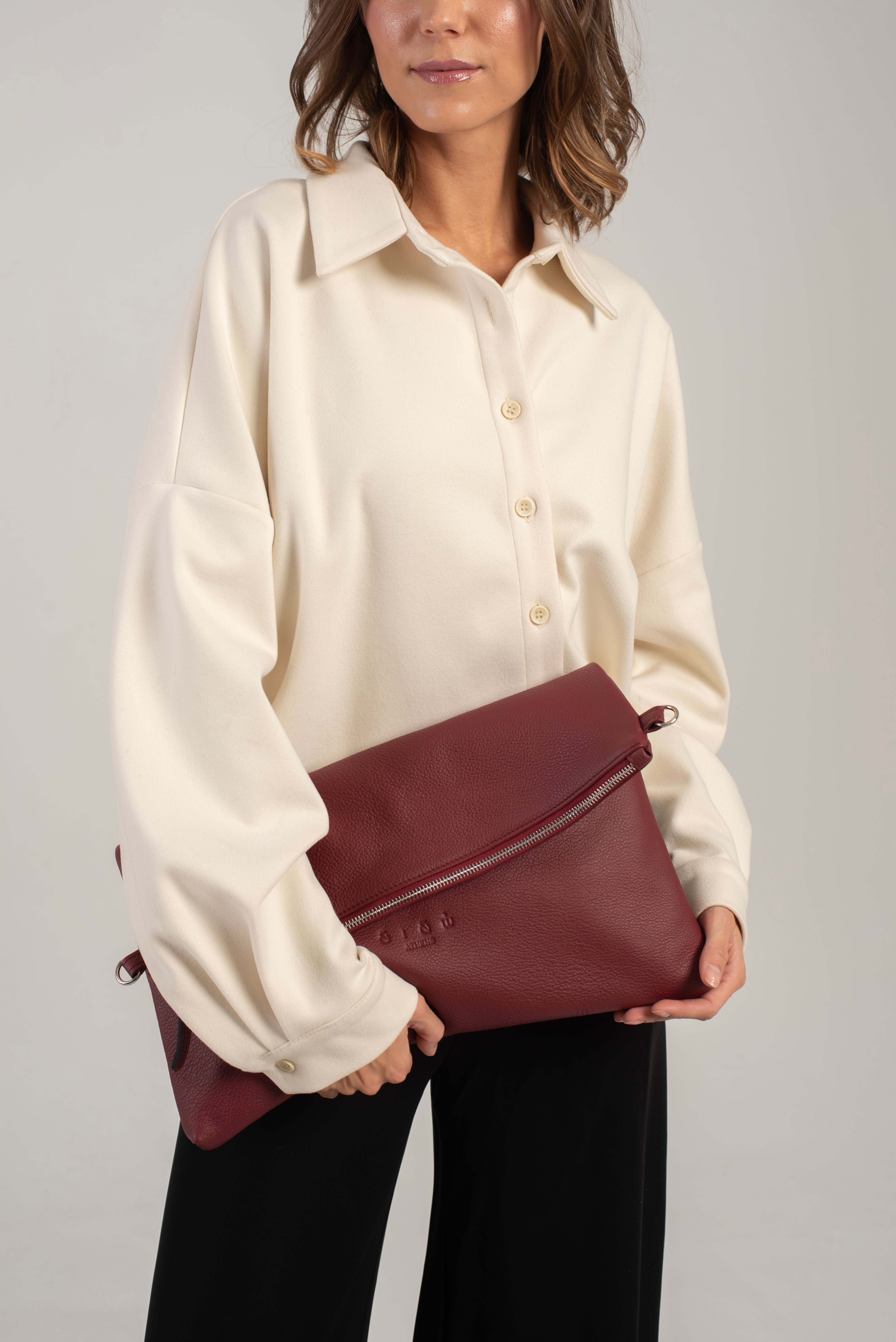 Joy Shoulder/Crossbody Bag Bordeaux Main image