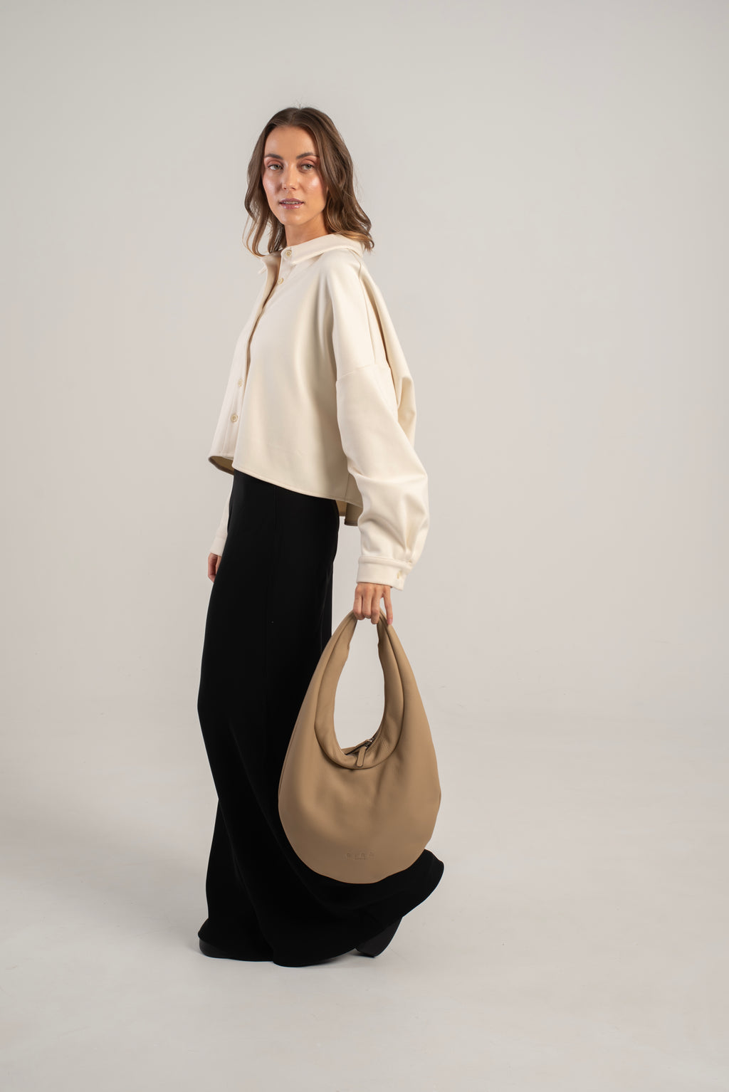 Disco Shoulder Bag Beige