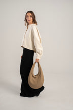 Disco Shoulder Bag Beige