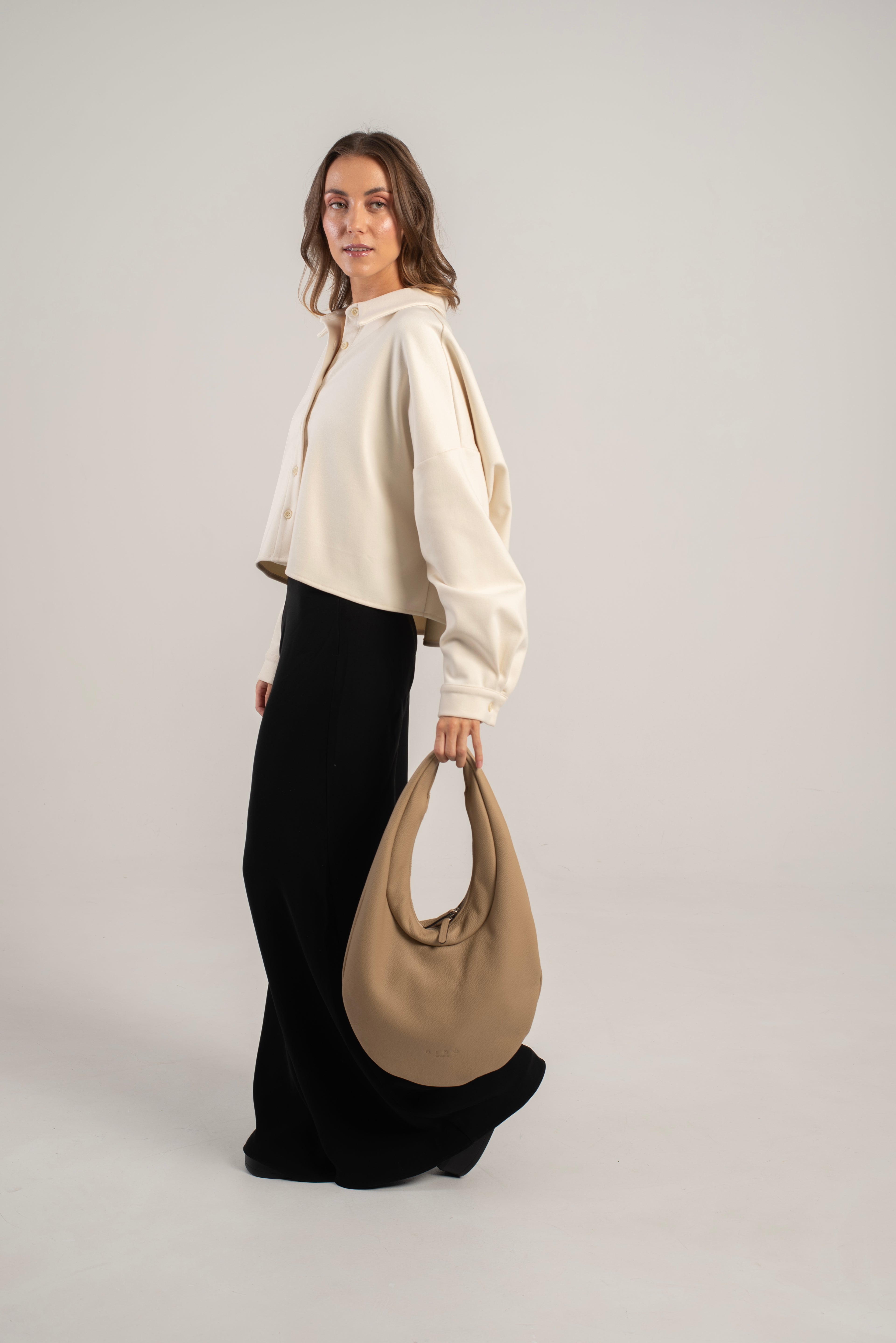 Disco Shoulder Bag Beige