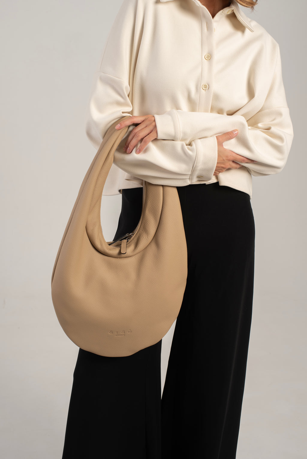 Disco Shoulder Bag Beige