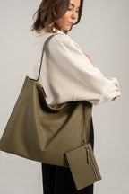 Ebony Tote Bag Green