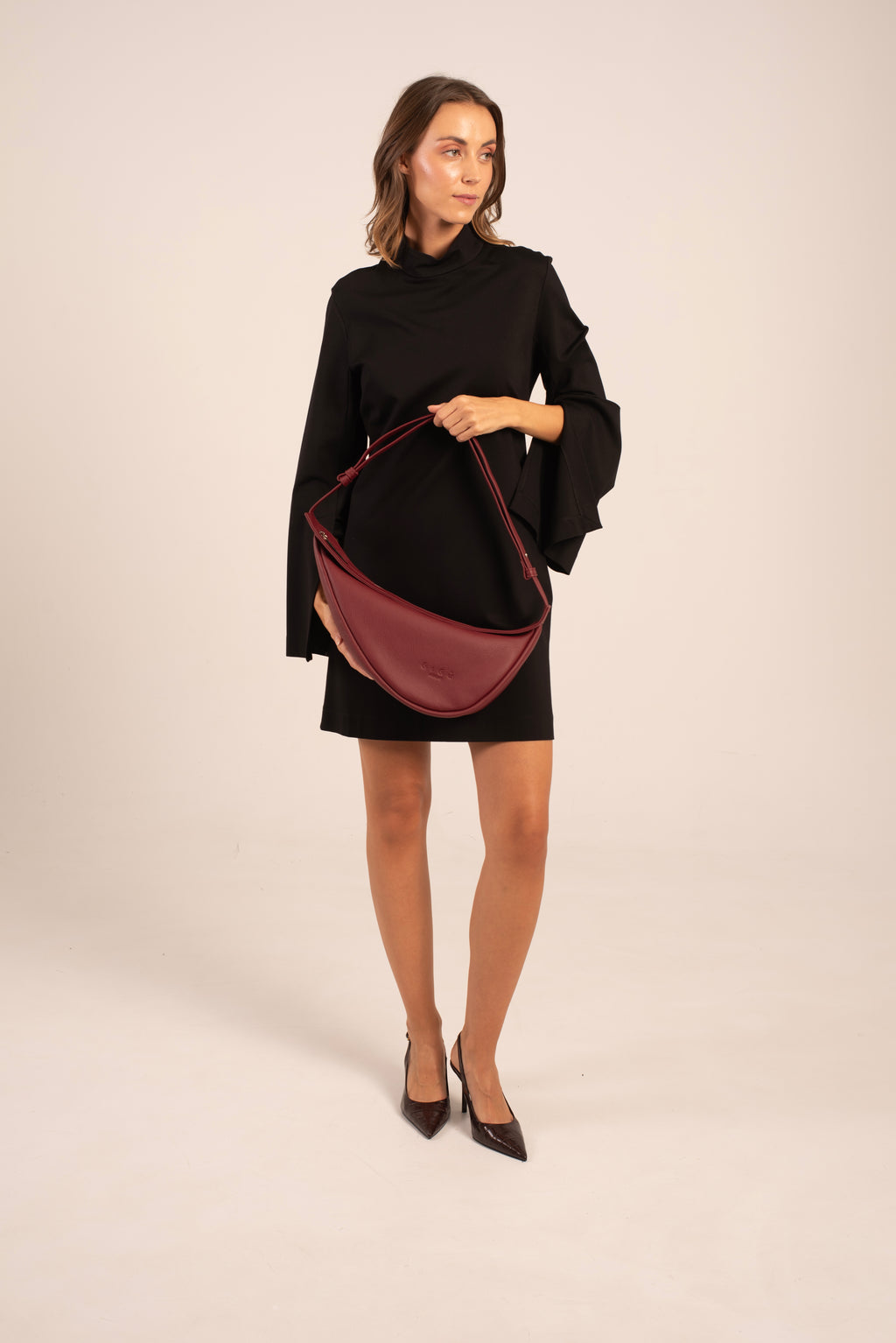 Keros Shoulder/Crossbody Bag Bordeaux