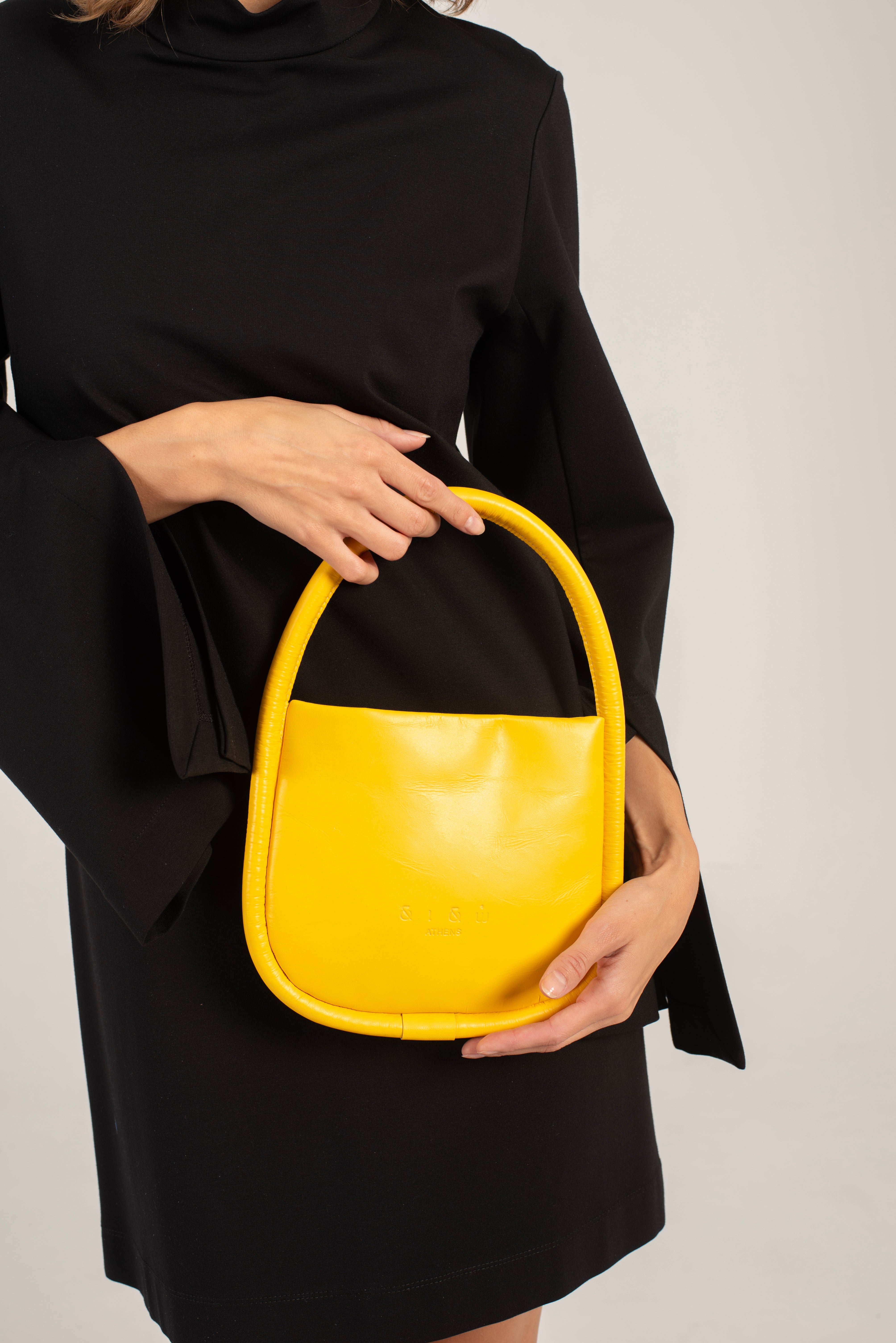 Marsia Clutch Bag Bold Yellow Main image