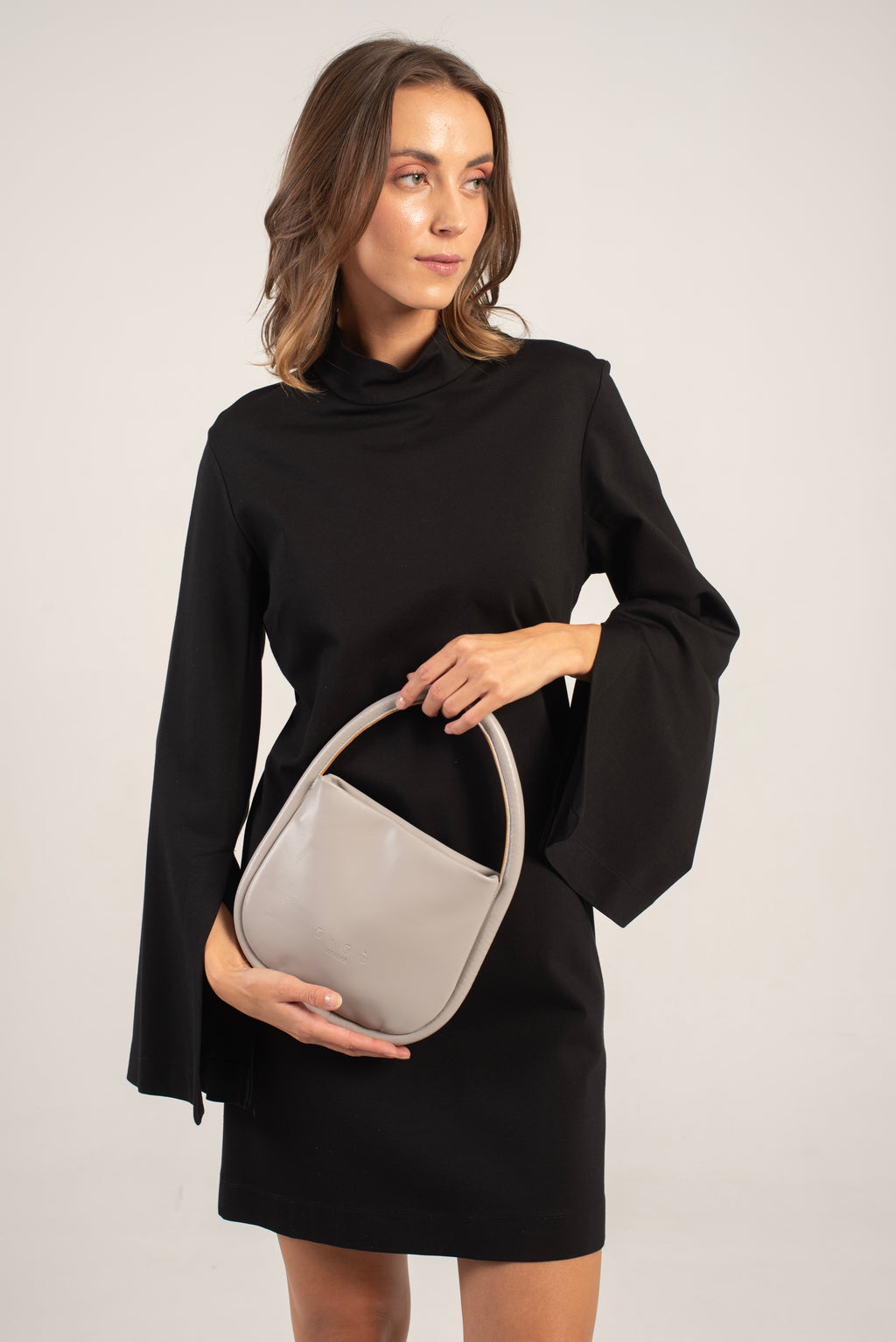 Marsia Clutch Bag Ice Grey