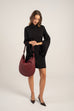 Aspa Shoulder/Crossbody Bag Bordeaux