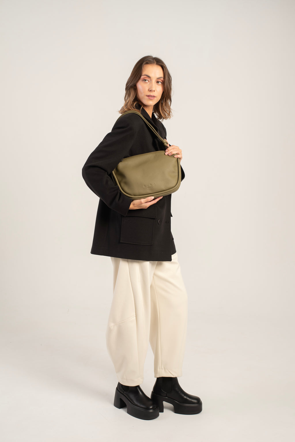 Mingus Shoulder/Cross Body Bag Green