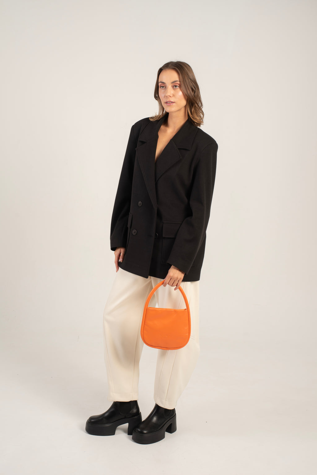 Marsia Clutch Bag Bold Orange