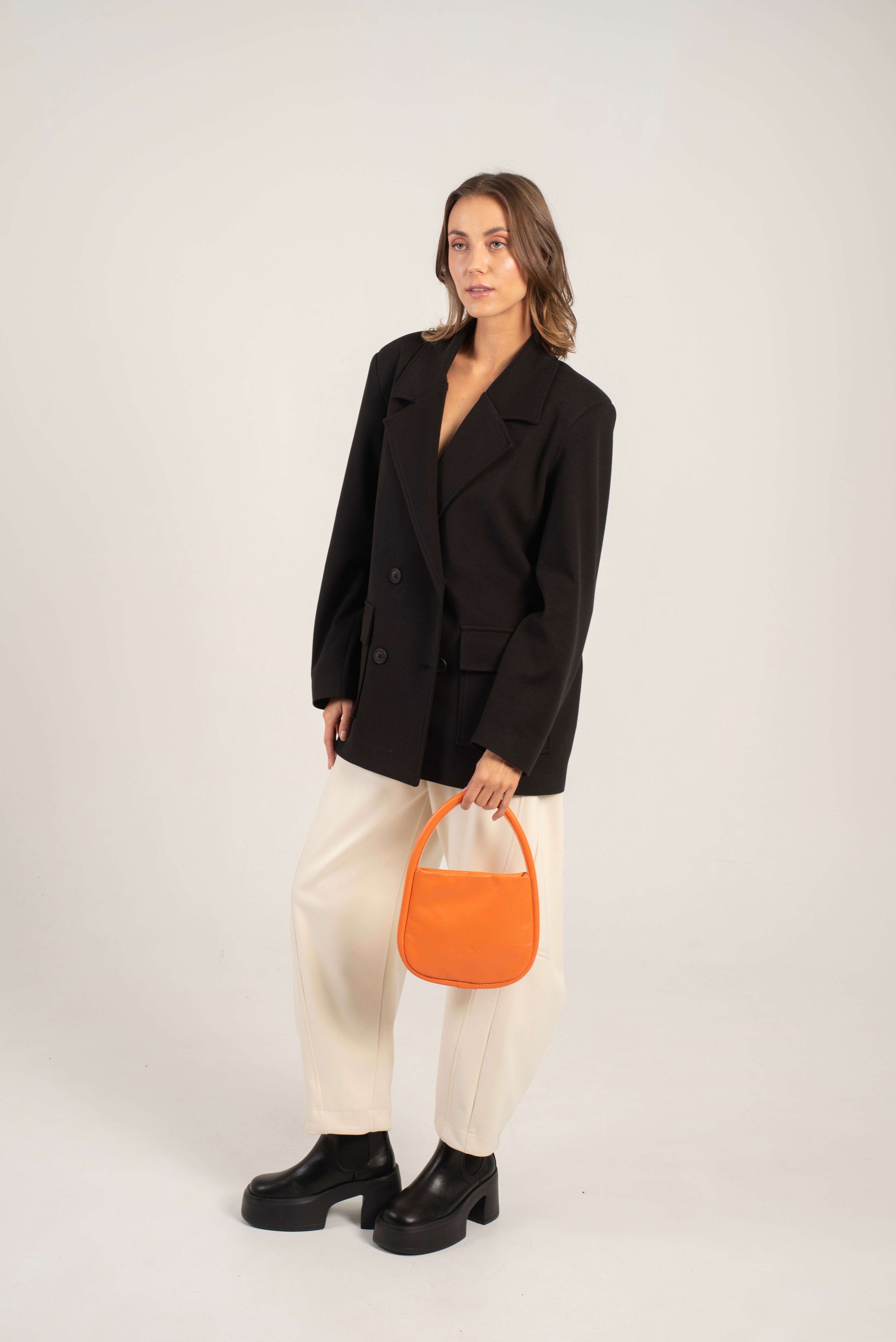 Marsia Clutch Bag Bold Orange