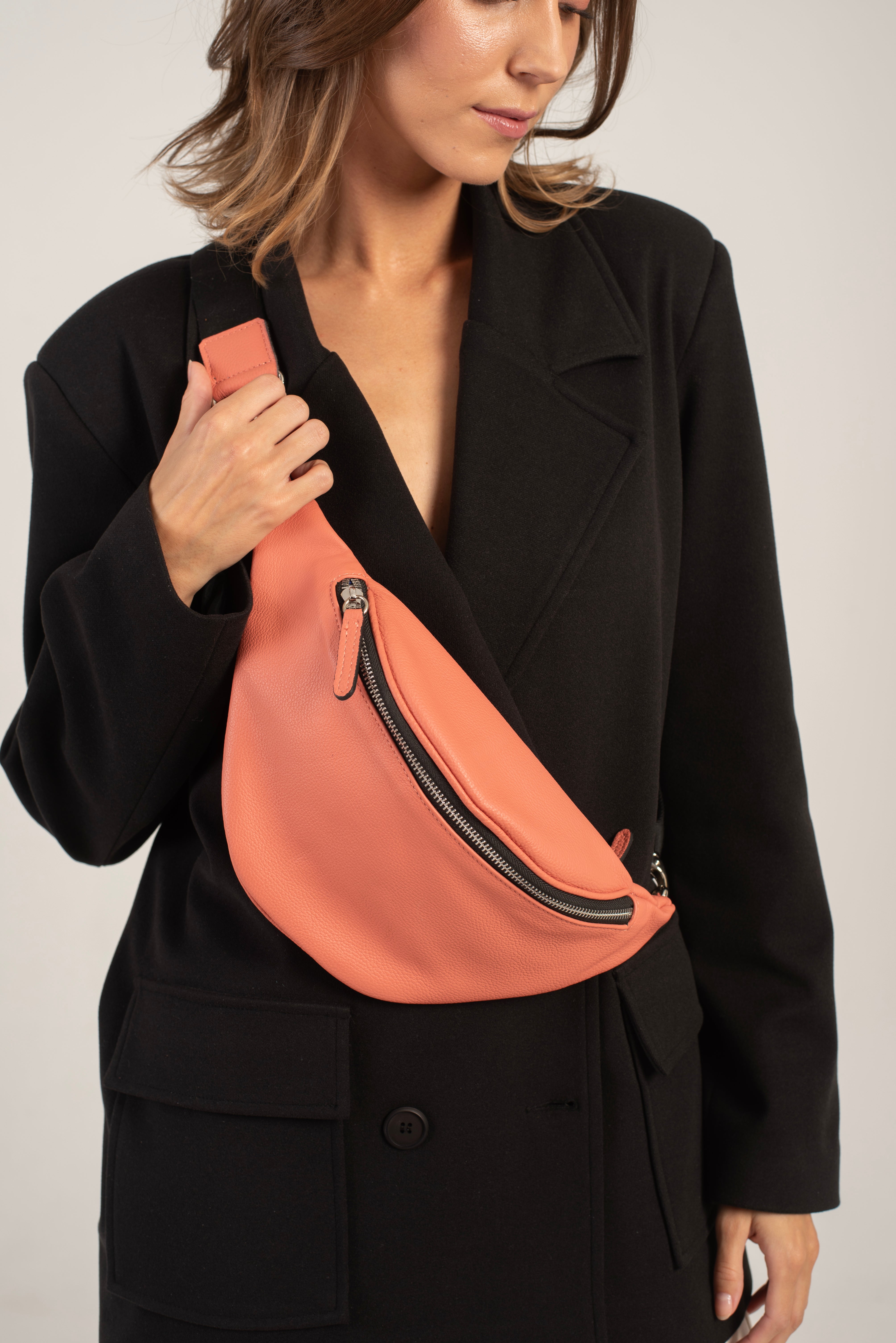 Small Cotto Crossbody Bag Peach Main image