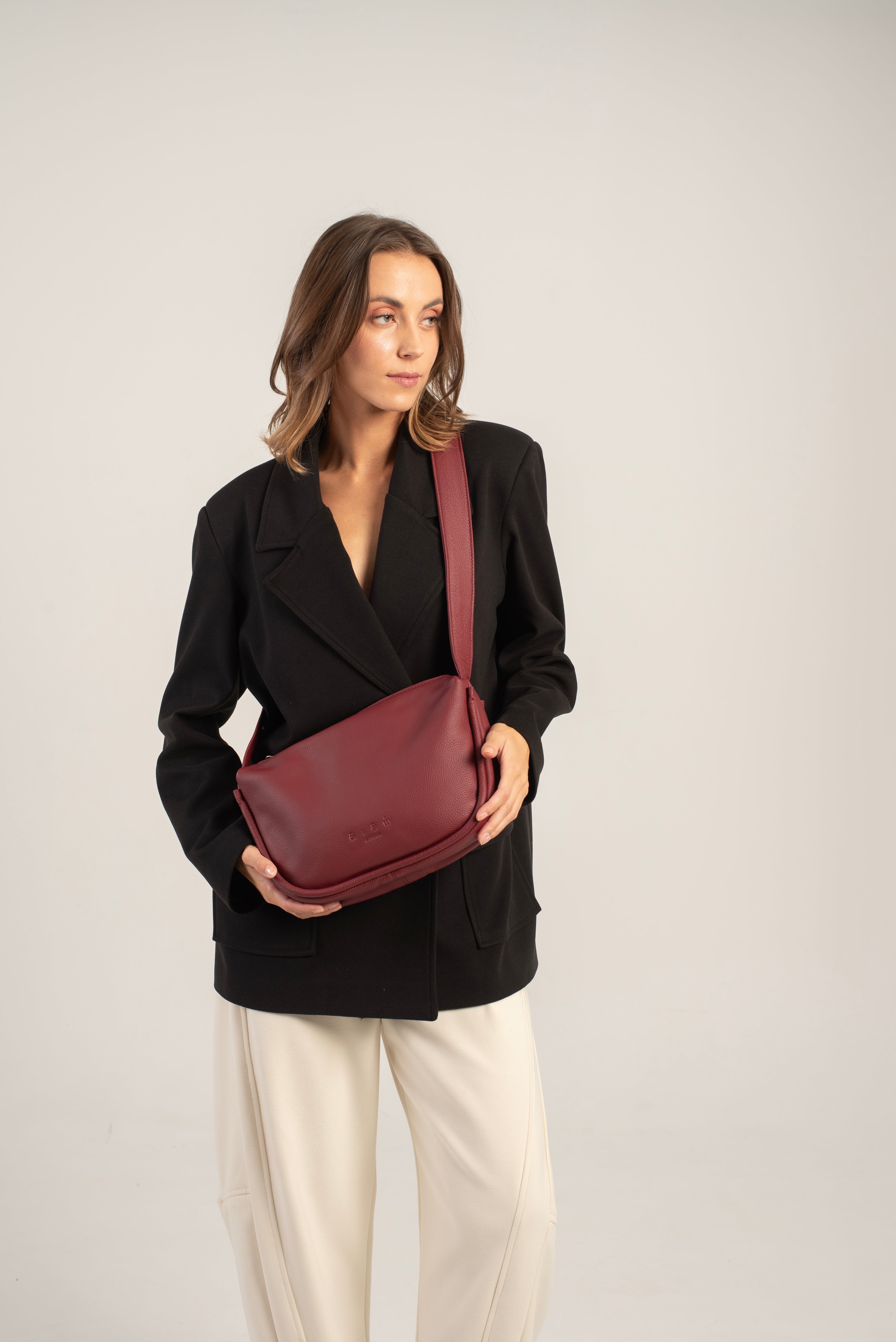 Mingus Shoulder/Cross Body Bag Bordeaux