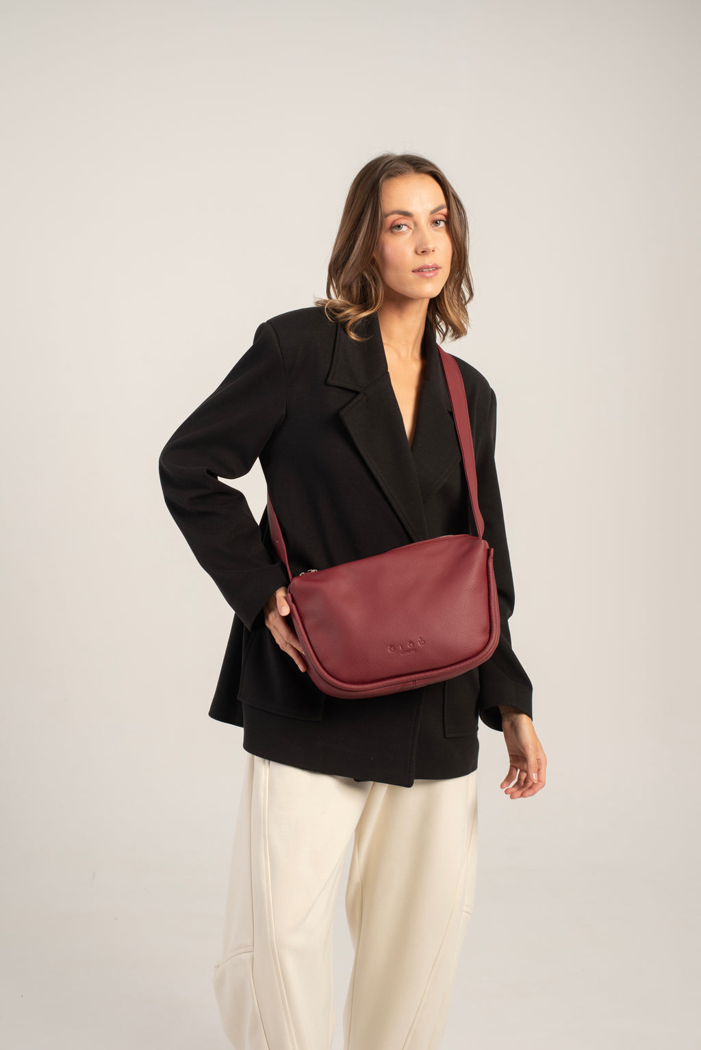 Mingus Shoulder/Cross Body Bag Bordeaux