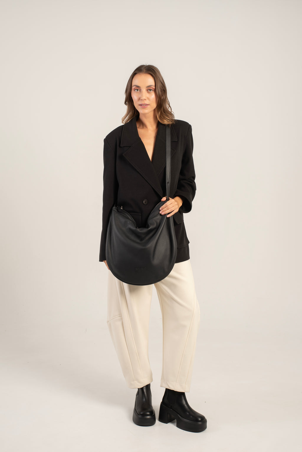 Aspa Shoulder/Crossbody Bag Black