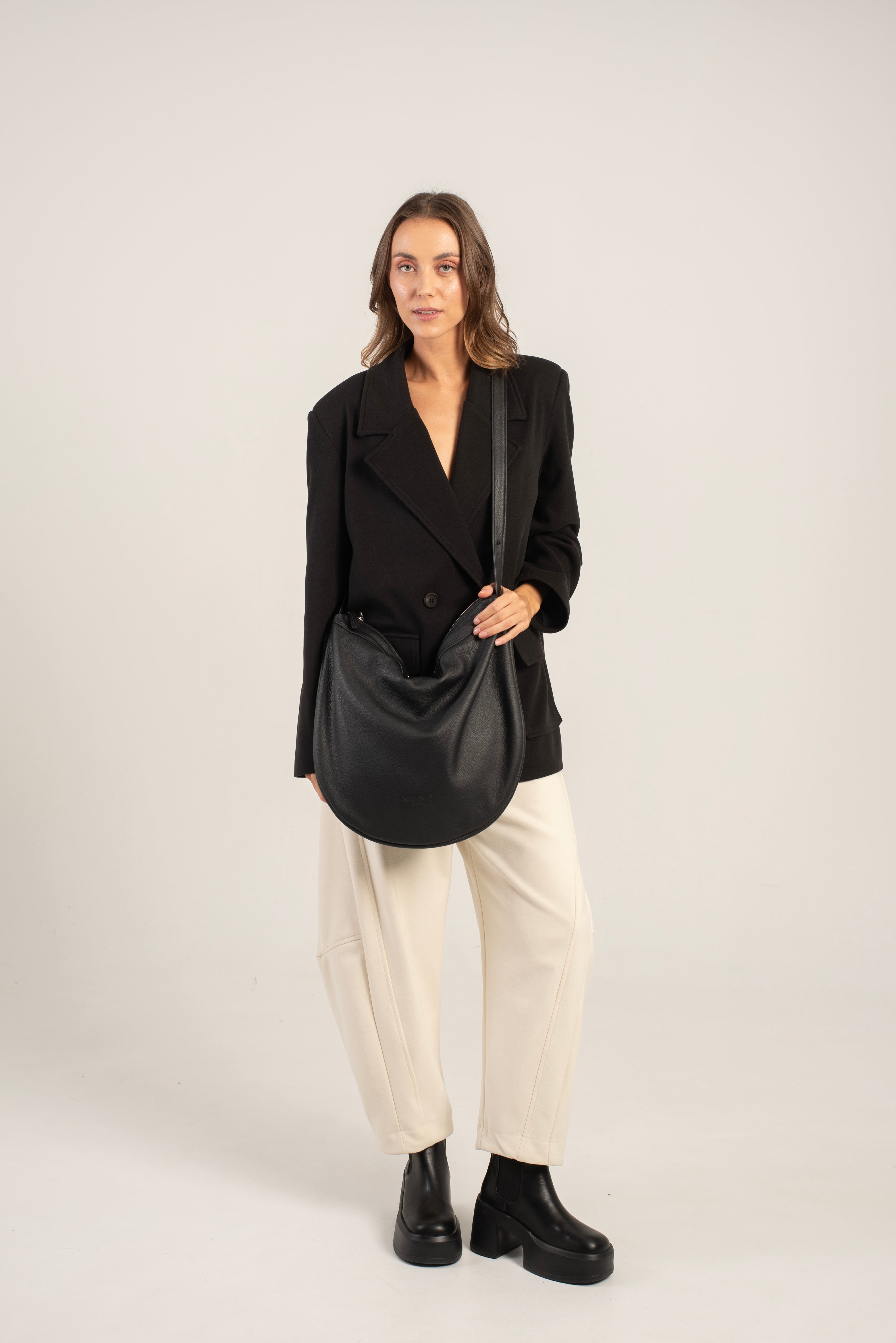 Aspa Shoulder/Crossbody Bag Black