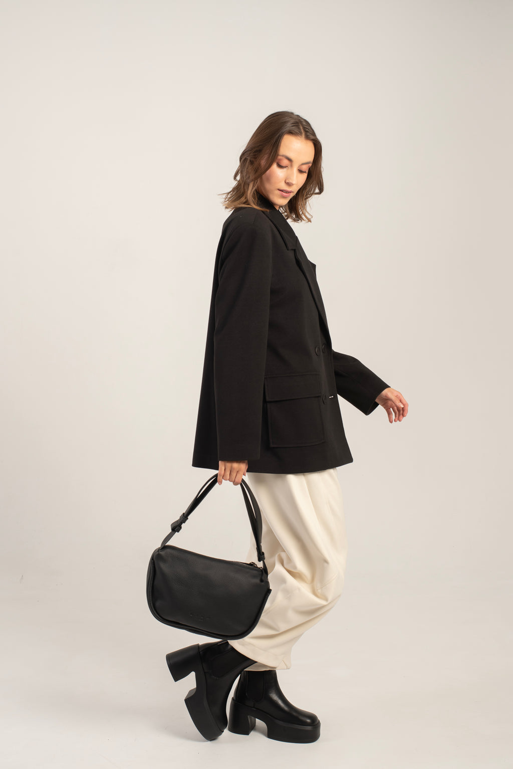 Mingus Shoulder/Cross Body Bag Black