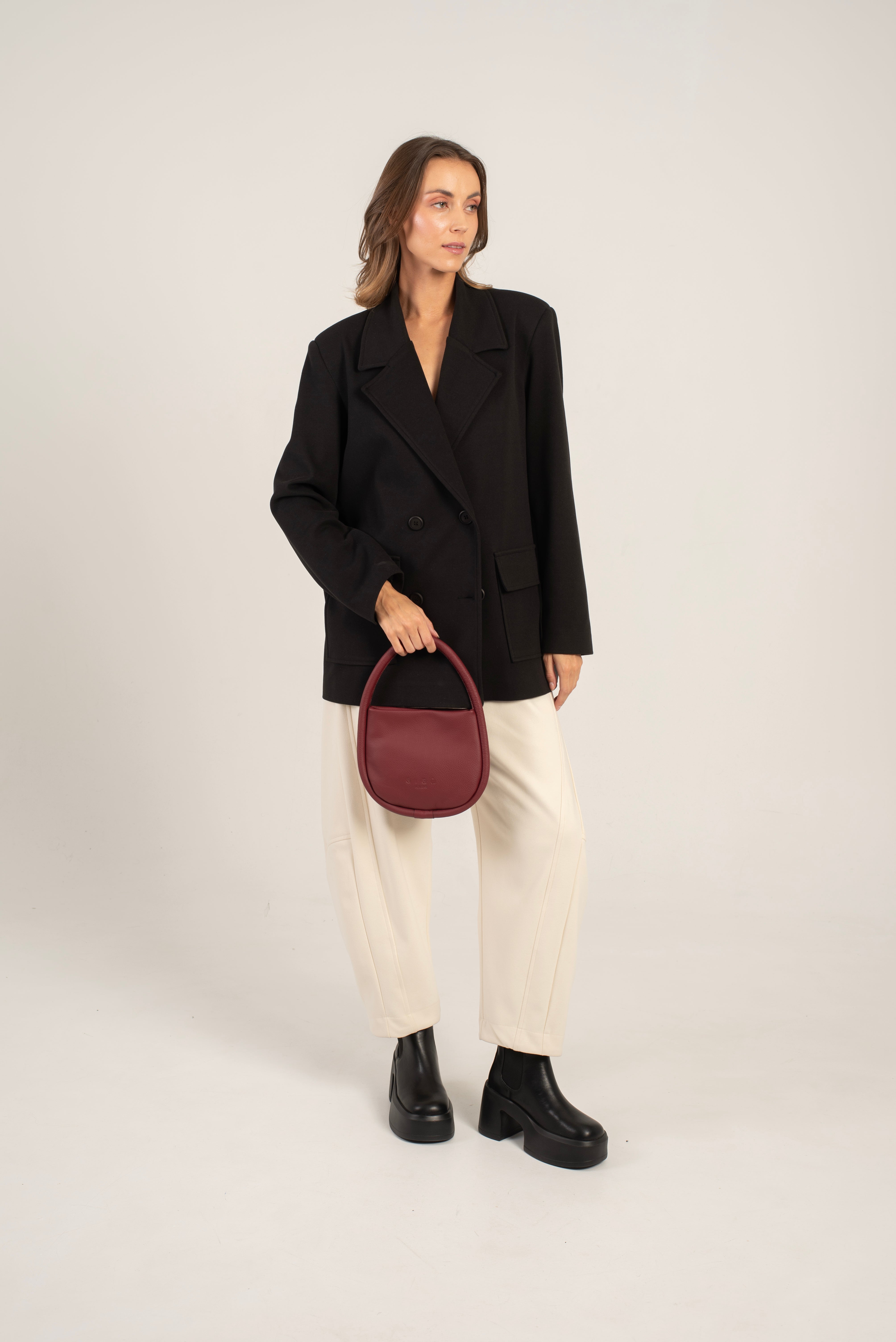 Marsia Clutch Bag Bordeaux Secondary image