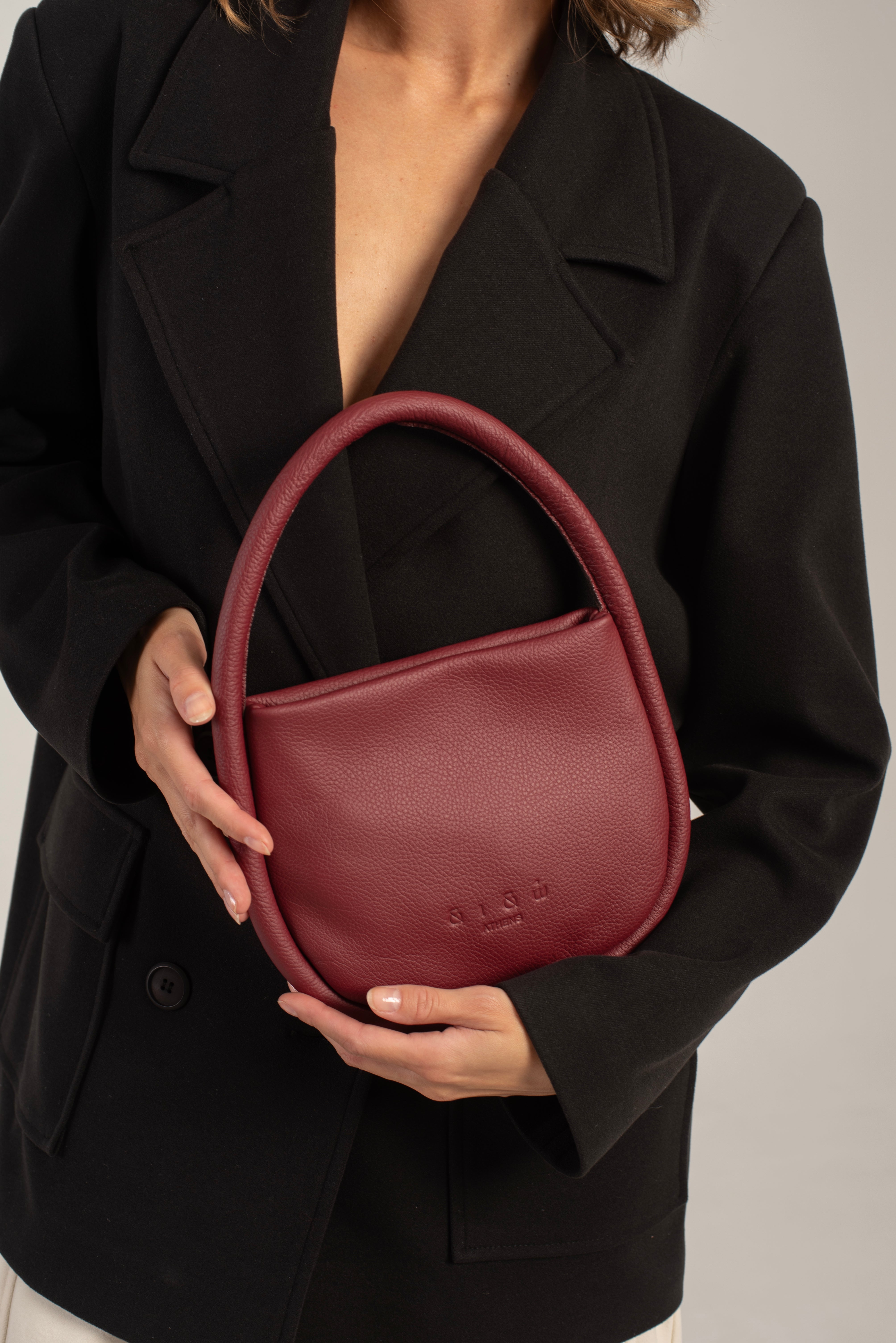 Marsia Clutch Bag Bordeaux Main image