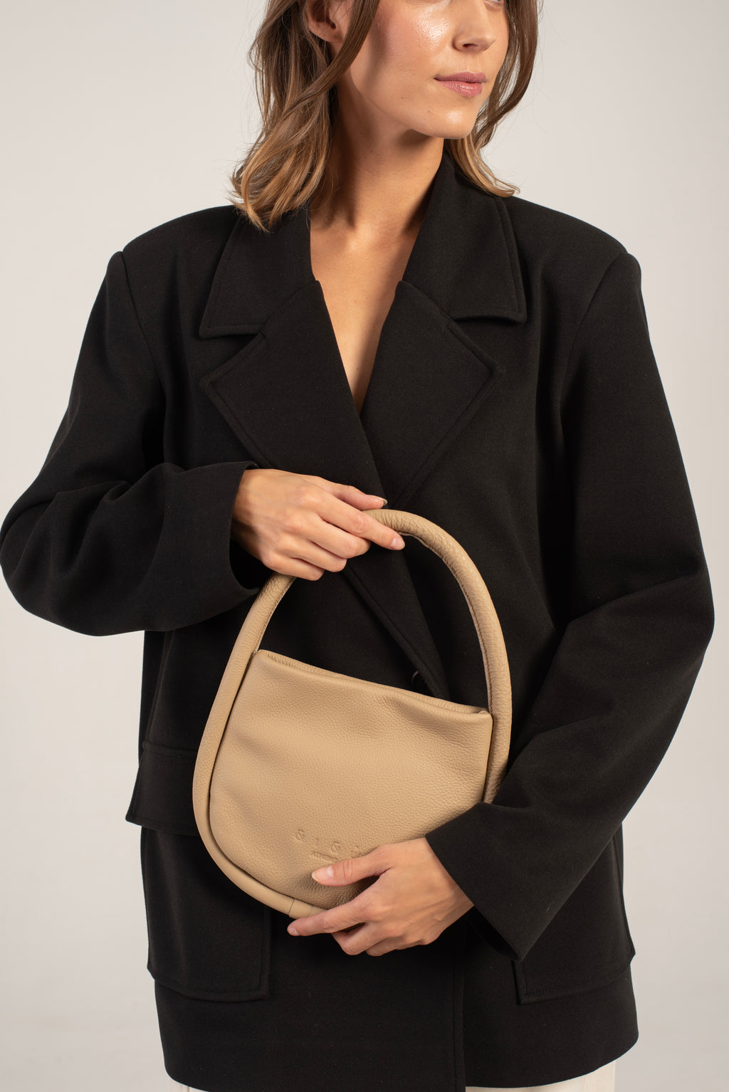 Marsia Clutch Bag Beige